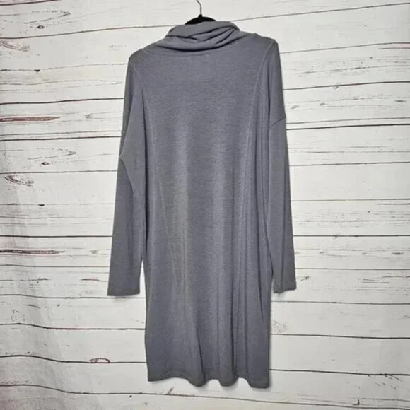 CAbi Cowl Neck Belted Dress Polyester Stretch Medium pullover luxury style soft - Picture 5 of 5